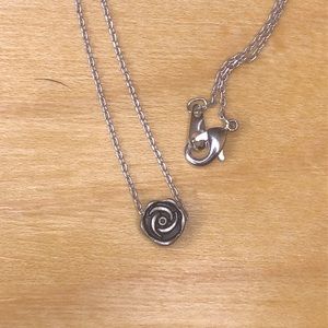 Beauty and the Beast Rose necklace